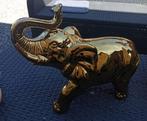 olifant goudkleurig in keramiek, Ophalen, Nieuw, Overige materialen, Dierenbeeld
