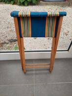 Vintage plooistoeltje / strandstoel, Huis en Inrichting, Ophalen, Gebruikt