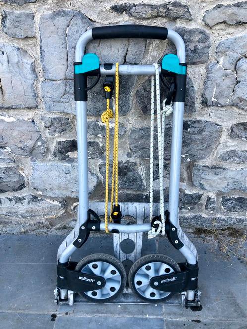 Wolfcraft TS 600 70kg vouwwagen, Doe-het-zelf en Bouw, Transportwagens, Gebruikt, Steekwagen, 60 tot 80 liter, Ophalen of Verzenden