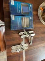 Deurbeslag, Doe-het-zelf en Bouw, Hang- en Sluitwerk, Ophalen, Gebruikt, Inox, Klink of Kruk