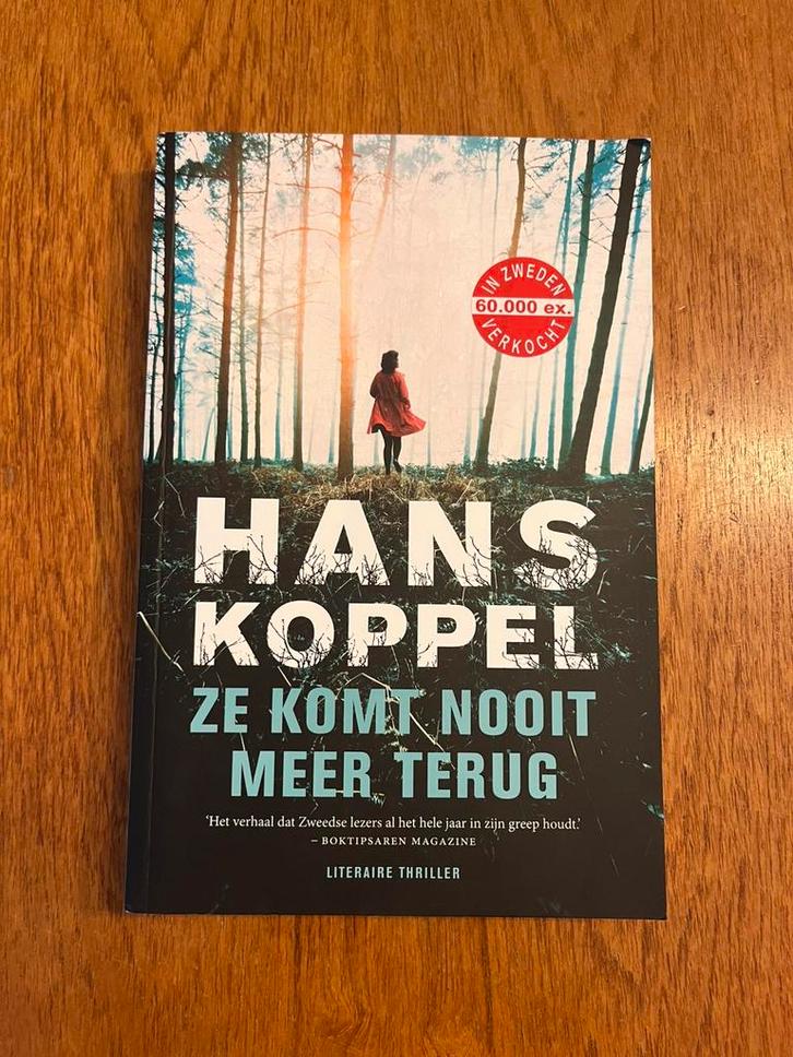 Hans Koppel - Ze komt nooit meer terug, Boeken, Thrillers, Verzenden