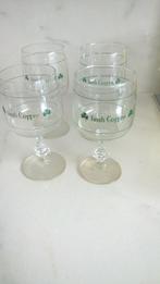 Vintage : 4 glazen Irish Coffee- jaren ' 70, Enlèvement ou Envoi