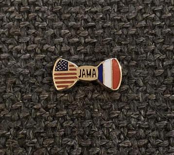 PIN - JAMA - VERENIGDE STATEN - FRANKRIJK, Envoi, Utilisé, Autres sujets/thèmes, Insigne ou Pin's