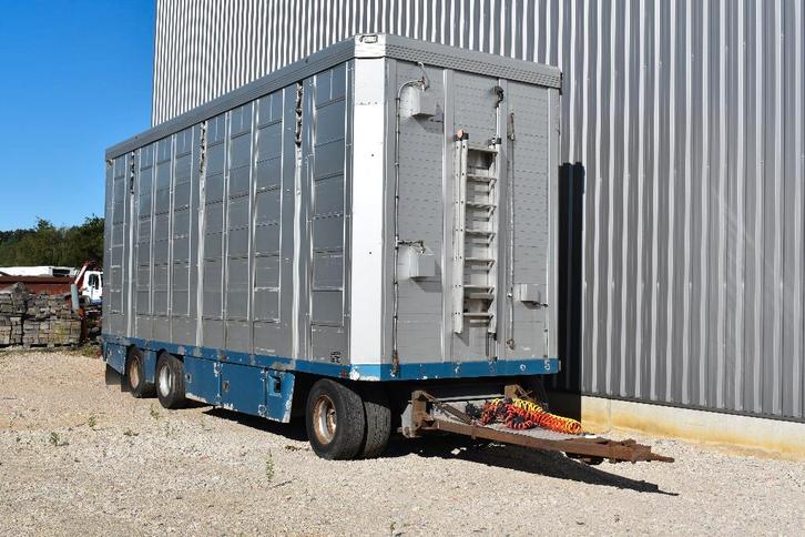 Aanhangwagen dierentransport veetransport veewagen koeien, Auto's, Vrachtwagens, Particulier, Aanhangers en Opleggers, Ophalen