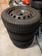 Stalen velgen Fiat 500 met winterbanden, Auto-onderdelen, Ophalen, Gebruikt, 15 inch, Banden en Velgen