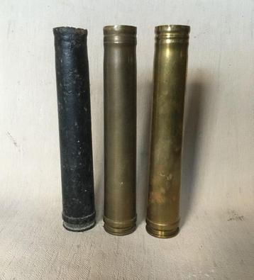 wo2 - Duitse 3,7 cm flak hulzen - LEEG beschikbaar voor biedingen