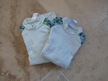 2 thermoshirts 10 jaar beschikbaar voor biedingen