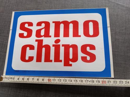 Sticker Samo Chips, Verzamelen, Stickers, Zo goed als nieuw, Merk, Ophalen of Verzenden