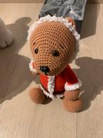 Kerstbeer gehaakt, Hobby & Loisirs créatifs, Tricot & Crochet, Comme neuf, Enlèvement ou Envoi