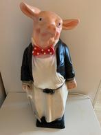 Lamp varkensfiguur slager Halloween plastic, Ophalen, Gebruikt, Overige typen