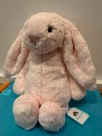 Jellycat Bashful Pink Bunny M, Kinderen en Baby's, Ophalen of Verzenden, Nieuw, Konijn