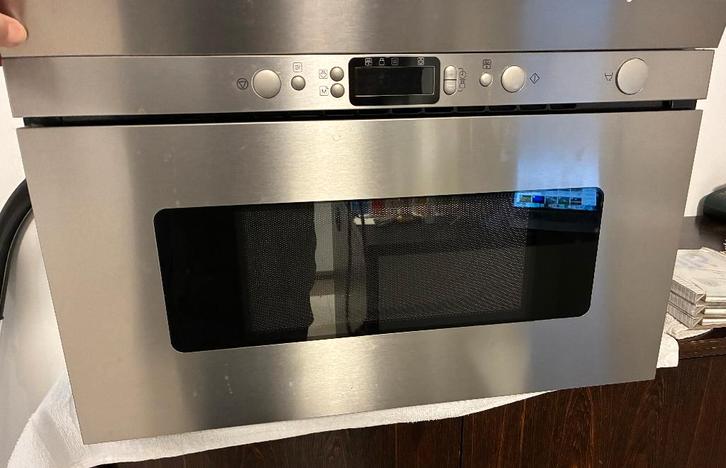 INBOUW microgolfoven  IKEA = whirlpool  403.033.83, Elektronische apparatuur, Microgolfovens, Zo goed als nieuw, Inbouw, Microgolfoven