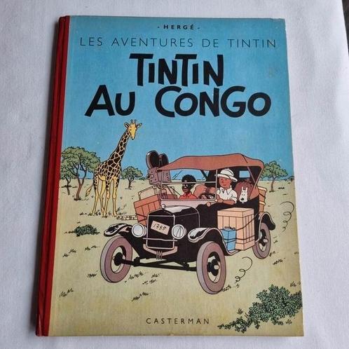 T2 - Tintin Au Congo - 1949 (1947) - B3 - TBE/TBE+, Boeken, Prentenboeken en Plaatjesalbums, Gelezen, Plaatjesalbum, Ophalen