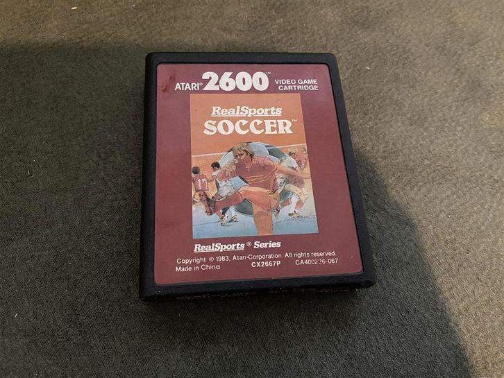 Atari 2600 Realsports Soccer CX2667P [629], Games en Spelcomputers, Games | Atari, Zo goed als nieuw, Atari 2600, Verzenden