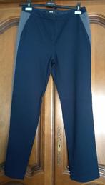 Donkerblauwe broek met grijze streep opzij, Mexx, maat 40, Mexx, Blauw, Zo goed als nieuw, Lang