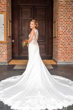 Trouwjurk met sleep, Kleding | Dames, Ophalen, Gedragen, Wit, Trouwjurk