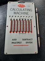 CALCULATING MACHINE WIZARD.Jaren 60., Verzamelen, Merken en Reclamevoorwerpen, Ophalen of Verzenden, Zo goed als nieuw