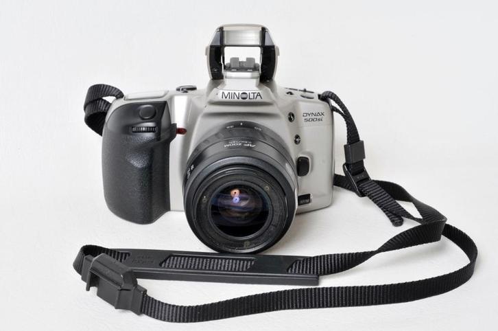 Minolta Dynax 500S i + Zoom Sigma 35-80 mm 1:4-5 ,6., Audio, Tv en Foto, Fotocamera's Analoog, Gebruikt, Spiegelreflex, Minolta