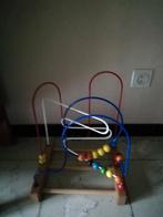 Houten kralenspiraal/telraam van het merk Zebra, Kinderen en Baby's, Ophalen, Zo goed als nieuw, Rekenen