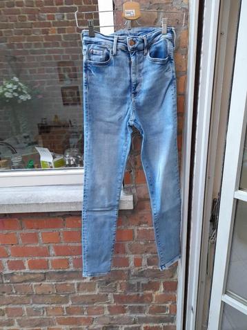 Skinny en High Waist Jeansbroek H&M Maat : Small