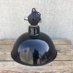 Zwarte industriële emaille hanglamp, Ophalen, Gebruikt