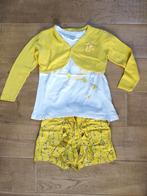 Feestelijk geel setje 4-5 jaar, Kinderen en Baby's, Kinderkleding | Maat 104, Meisje, Ophalen of Verzenden, Zo goed als nieuw