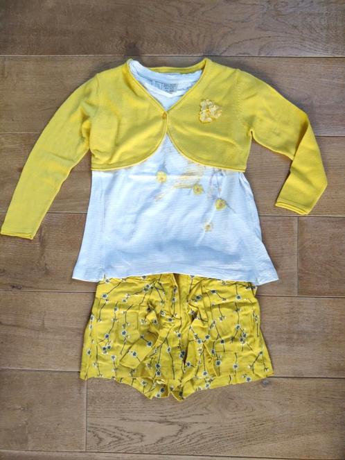 Feestelijk geel setje 4-5 jaar, Enfants & Bébés, Vêtements enfant | Taille 104, Comme neuf, Fille, Ensemble, Enlèvement ou Envoi