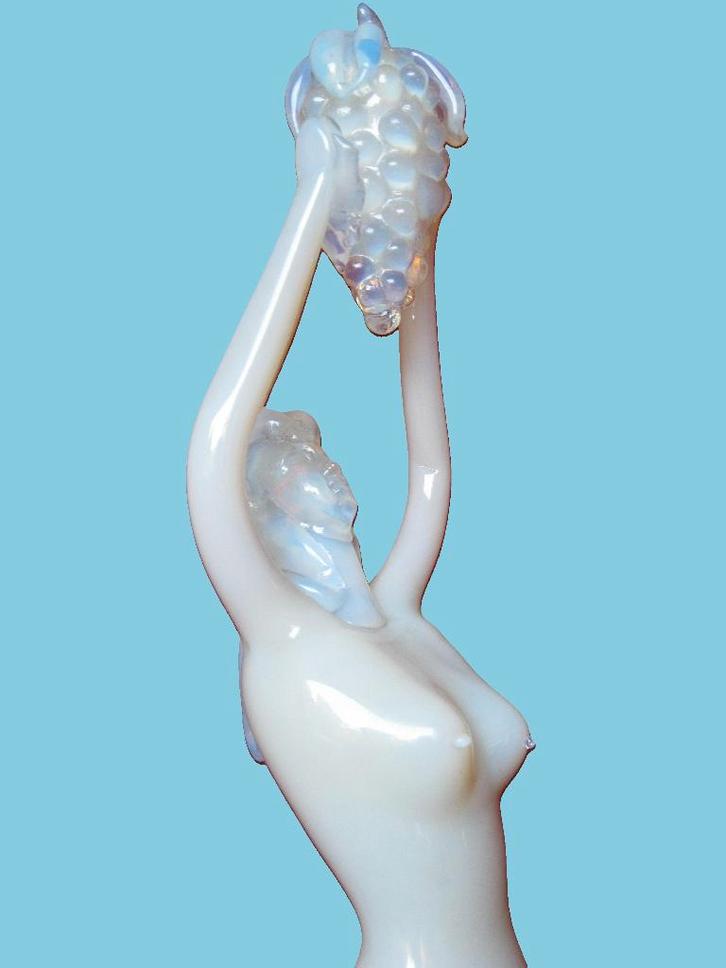 Murano SEGUSO Nude Erotic Lady Figure Antique Venetian TALL., Antiquités & Art, Antiquités | Verre & Cristal, Enlèvement