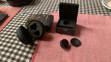 Objectif Grand Angle + Macro Iphone X/XS avec housse, Enlèvement ou Envoi, Comme neuf