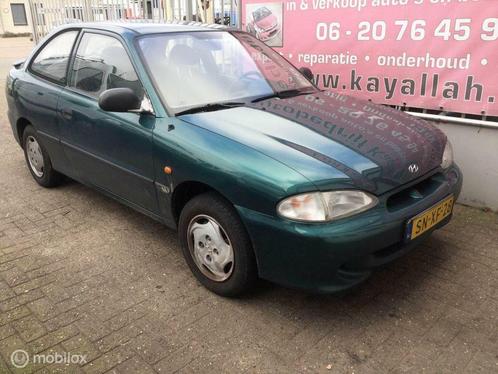 Hyundai Excel 1.3i GS km 160036, Auto's, Hyundai, Bedrijf, Te koop, Excel, Airconditioning, Alarm, Elektrische ramen, Startonderbreker