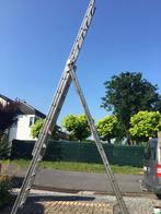 Aluminium ladder 3 x 12 sporten (3 x 3 m), Doe-het-zelf en Bouw, Ladders en Trappen, Ladder, Gebruikt