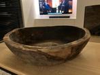 Grote houten schaal NIEUW diameter 62 cm, Ophalen, Nieuw, Schaal