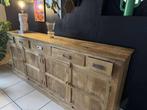 Buffet Capriccio 237cm - manguier massif - naturel, Ophalen, Gebruikt, 5 laden of meer, Minder dan 100 cm