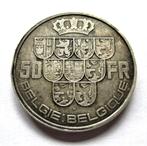 Belgie , 50 francs 1940 met triangel  patina, België, Verzenden