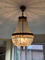 Set van 3 lusters afhalen ten laatste 25/8, Huis en Inrichting, Lampen | Kroonluchters, Ophalen, Zo goed als nieuw, Glas, Klassiek / vintage