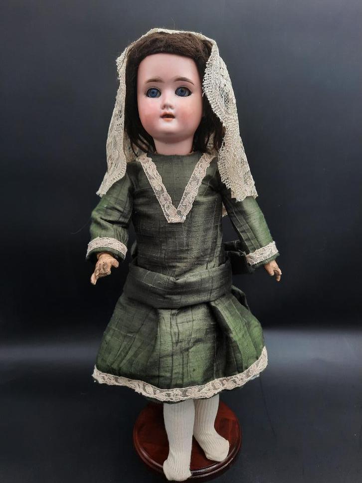 oude Schoenau & Hoffmeister porseleinen pop, begin 1900, Antiek en Kunst, Antiek | Speelgoed, Ophalen of Verzenden