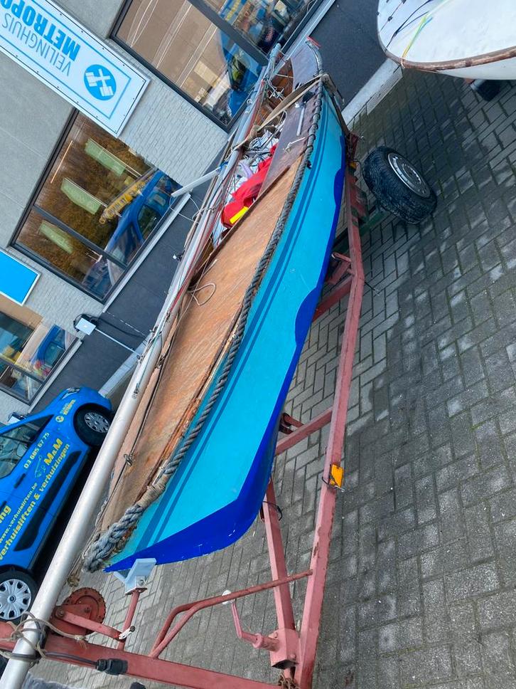 Zeilboot, Watersport en Boten, Speedboten, Zo goed als nieuw, Hout, Ophalen