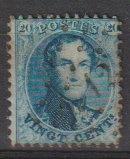 België 1863 nr.15, Postzegels en Munten, Verzenden, Gestempeld