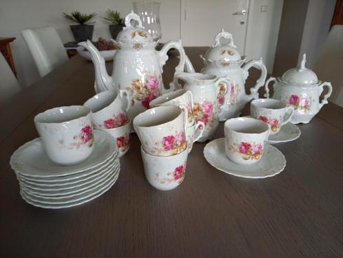 Antiek koffie en theeservies, Antiek en Kunst, Antiek | Porselein, Ophalen