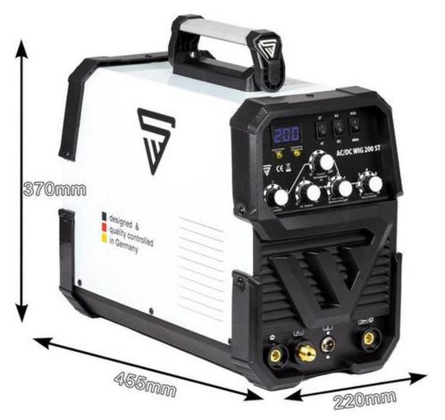 WIG-TIG-MMA-Lasapparaat AC/DC Staal-Alu-Edelmetalen-Koper, Doe-het-zelf en Bouw, Gereedschap | Lasapparaten, Nieuw, Tig, Ophalen of Verzenden