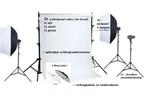 Professionele fotostudio set, Ophalen, Zo goed als nieuw, Complete fotostudio