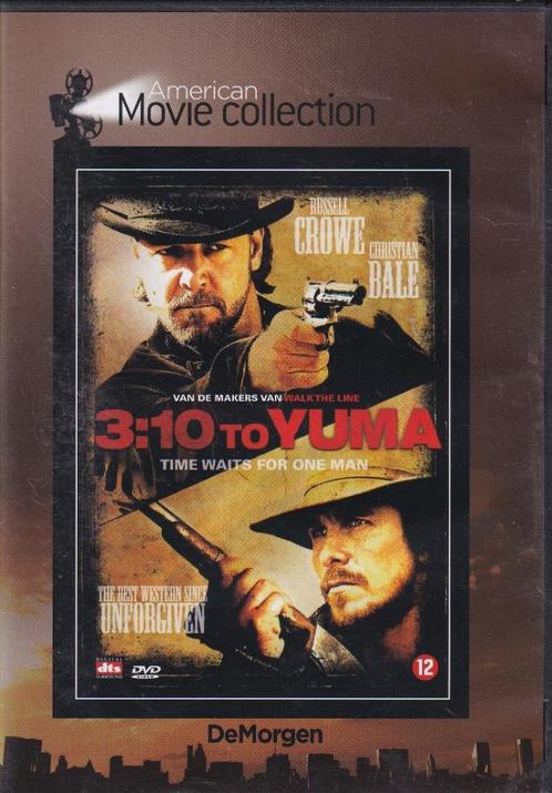 3:10 To Yuma (2007) Russel Crowe - Christian Bale, CD & DVD, DVD | Action, Utilisé, Action, À partir de 12 ans, Enlèvement ou Envoi