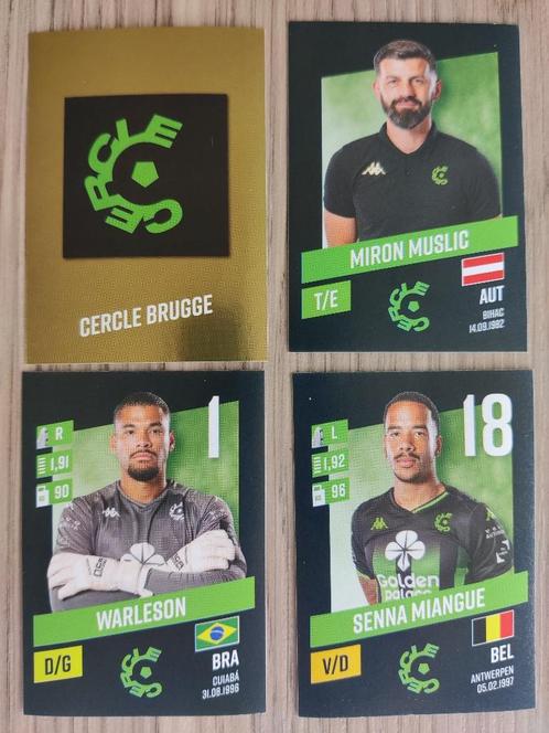 4 autocollants Cercle Brugge - Panini 2023-2024, Collections, Articles de Sport & Football, Neuf, Affiche, Image ou Autocollant