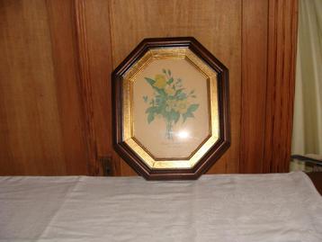  1 ancien beau cadre en chêne de luxe avec verre, beschikbaar voor biedingen