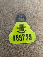 Ancienne plaque émaillée de vélo 1939 Brabant., Enlèvement ou Envoi