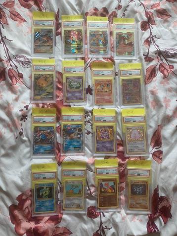 Cartes Pokémon PSA10 et PSA9 /non gradée 