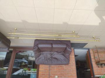 Gordijnroede in messing  beschikbaar voor biedingen