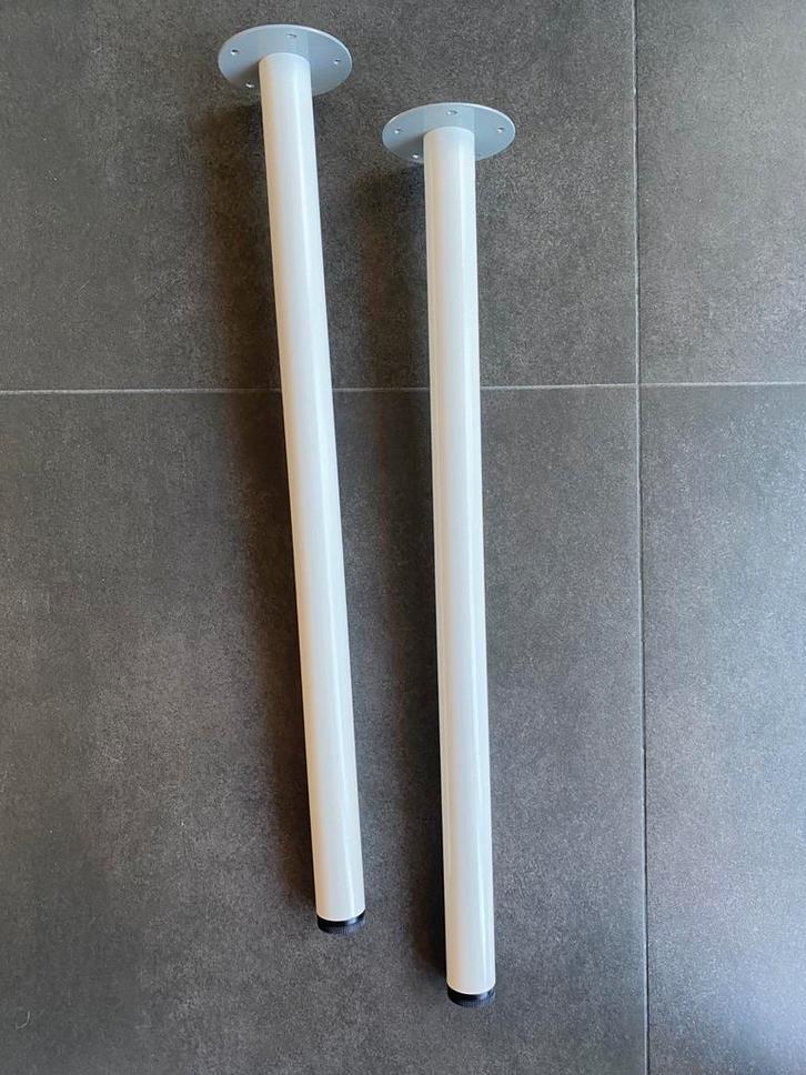 2 tafelpoten ADILS Ikea, Huis en Inrichting, Tafelonderdelen, Zo goed als nieuw, Tafelblad, Ophalen