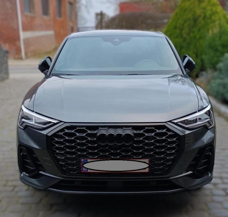 AUDI Q3 Sportback Sline Stronic grijs - garantie 02/27, Auto's, Audi, Particulier, Q3, 360° camera, ABS, Achteruitrijcamera, Adaptieve lichten