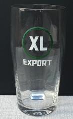 Verre à bière XL Export émaillé Export Helles, Ixelles, Brux, Autres marques, Utilisé, Enlèvement ou Envoi, Verre ou Verres